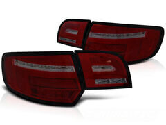 Faros traseros de LEDs AUD A3 8P Sportback 2008-2012 con intermitente dinamicos Rojos ahumados