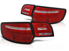 Faros traseros de LEDs AUD A3 8P Sportback 2003-2008 con intermitente dinamicos Rojos Claros