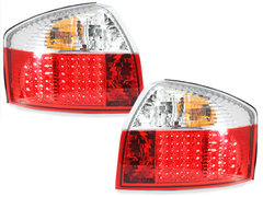 Pilotos faros traseros LED Audi A4 8E Lim. 01-04 rojo/cristal