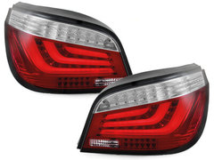 Pilotos faros traseros LED-Lightbar BMW E60 07-09 rojo/transparentestyle=