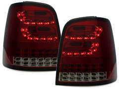 LITEC Pilotos faros traseros LED VW Touran 2003+ rojo/ahumado