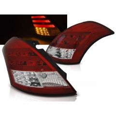 Focos / Pilotos traseros de LED Suzuki Swift Iv 10- Rojo/blanco Led Bar